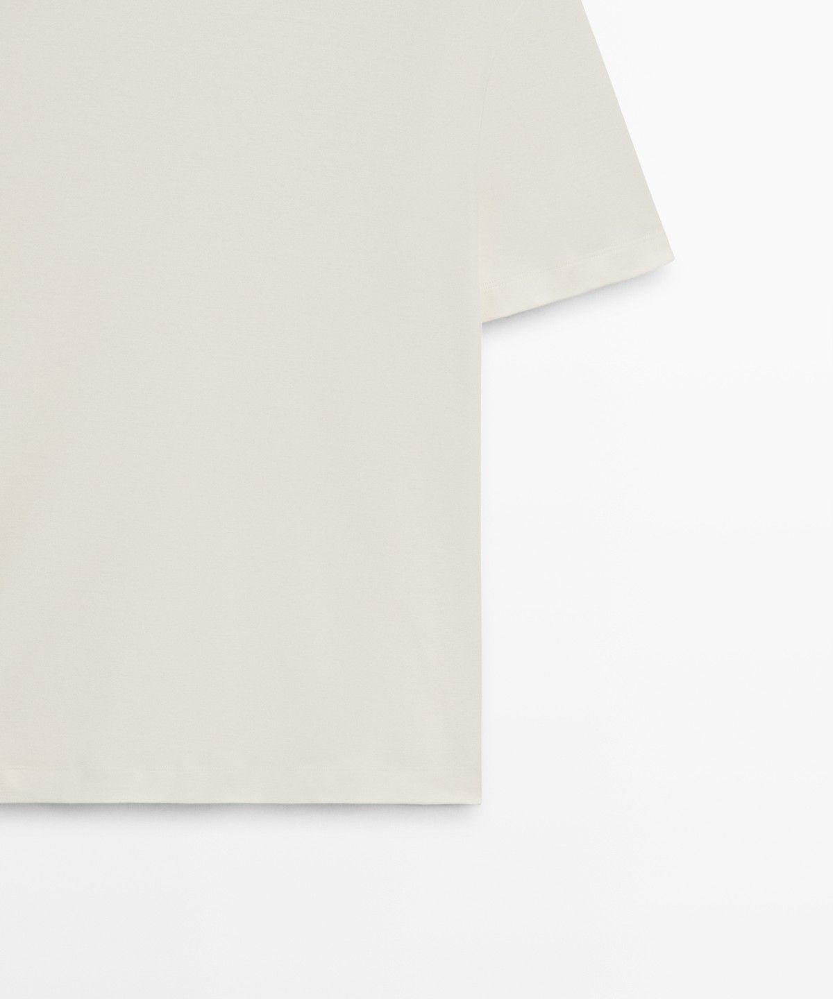 마시모두띠(MASSIMO DUTTI) 100% 코튼 반팔 티셔츠