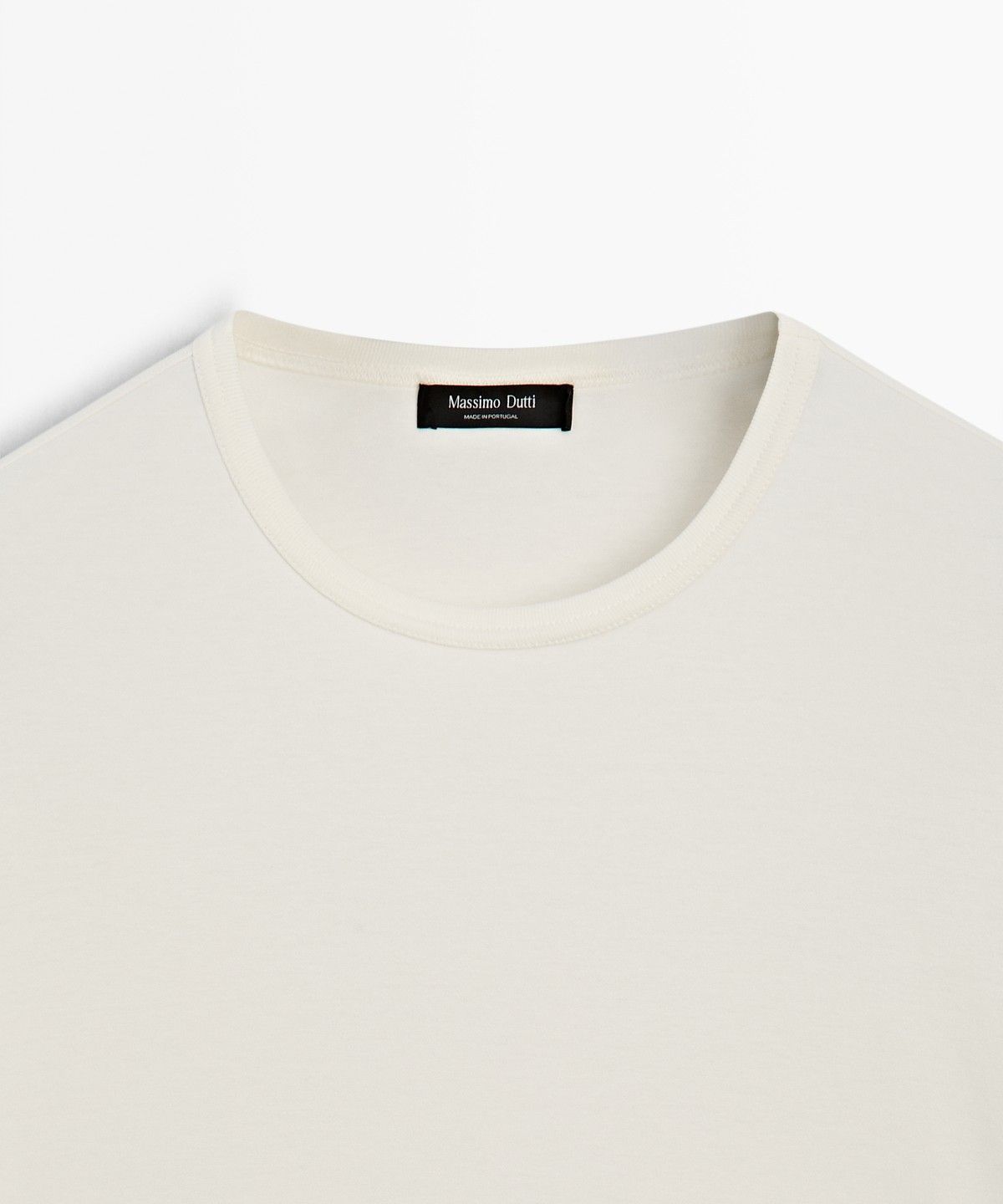 마시모두띠(MASSIMO DUTTI) 100% 코튼 반팔 티셔츠