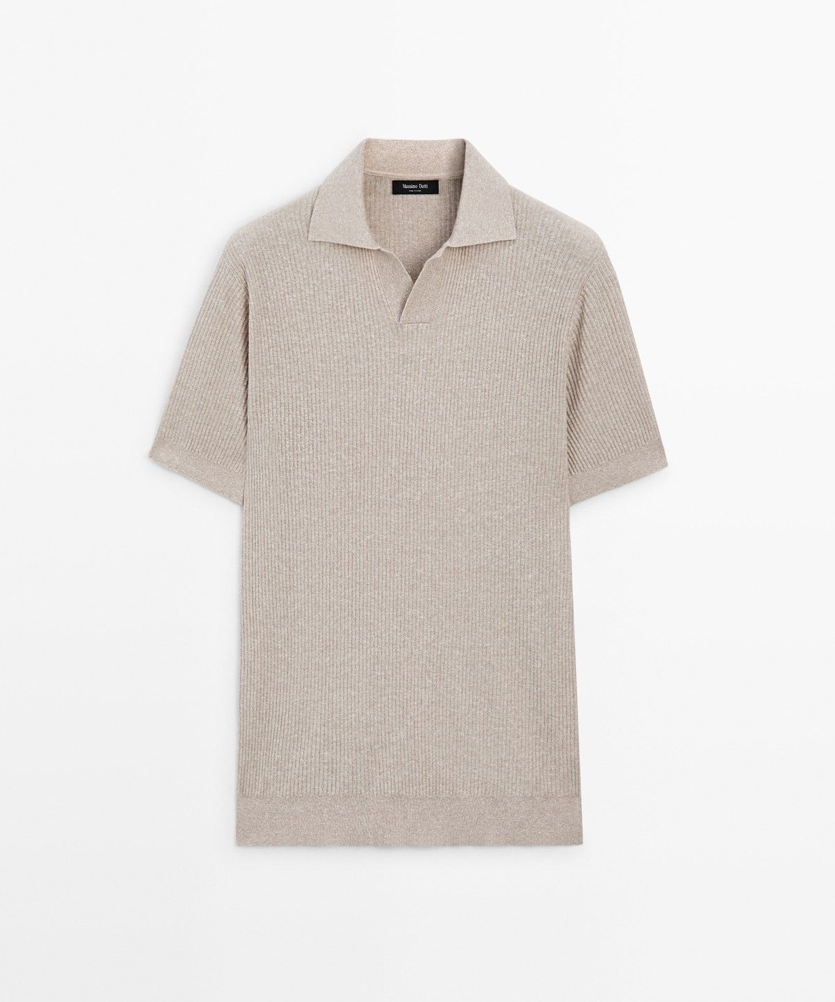 마시모두띠(MASSIMO DUTTI) 코튼 니트 폴로