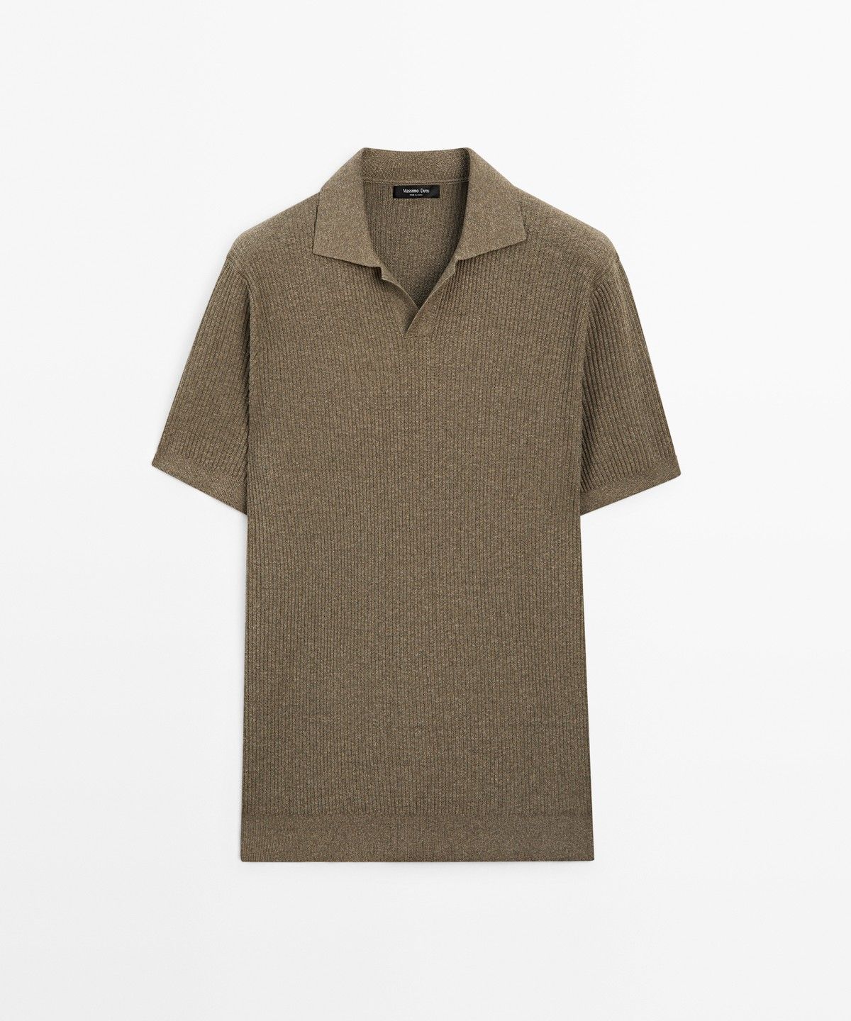 마시모두띠(MASSIMO DUTTI) 코튼 니트 폴로