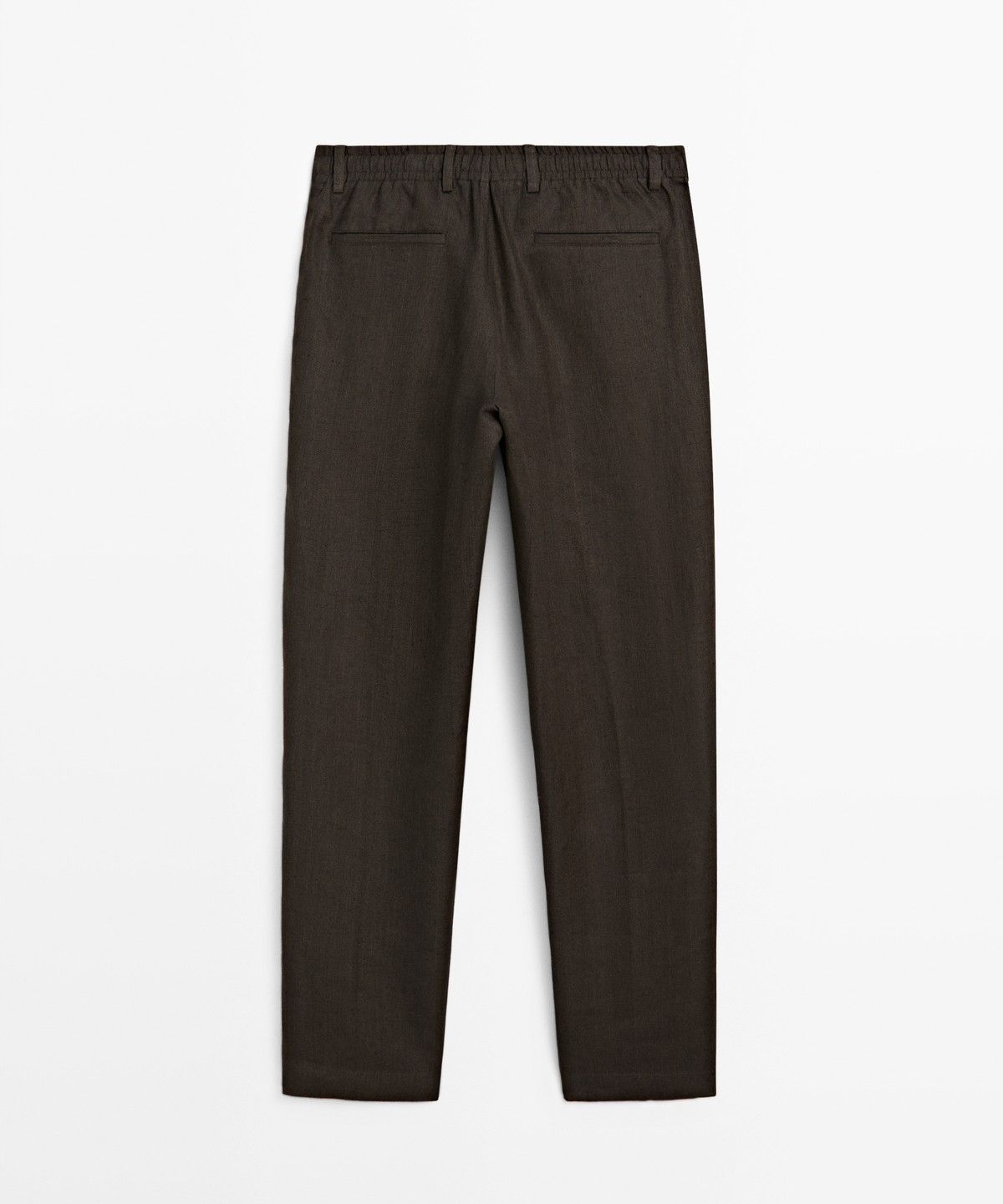 마시모두띠(MASSIMO DUTTI) 100% 린넨 엘라스틱 팬츠