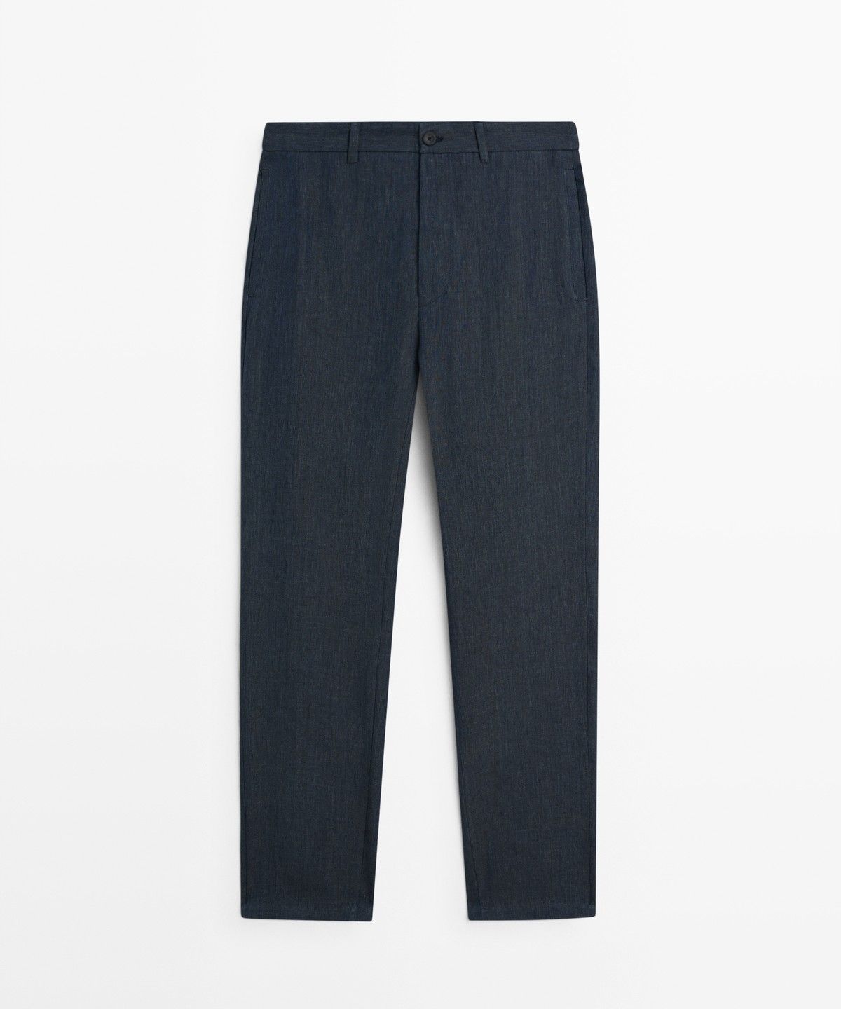 마시모두띠(MASSIMO DUTTI) 엘라스틱 100% 린넨 팬츠