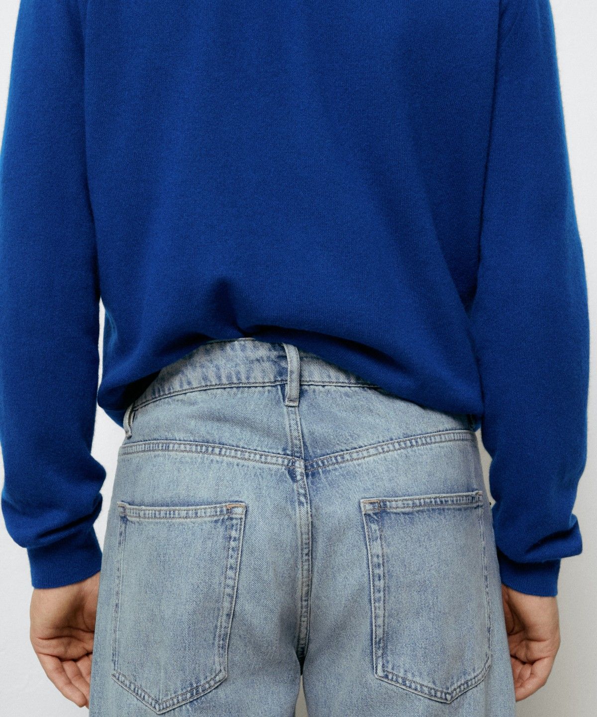 마시모두띠(MASSIMO DUTTI) 와이드 레그 진