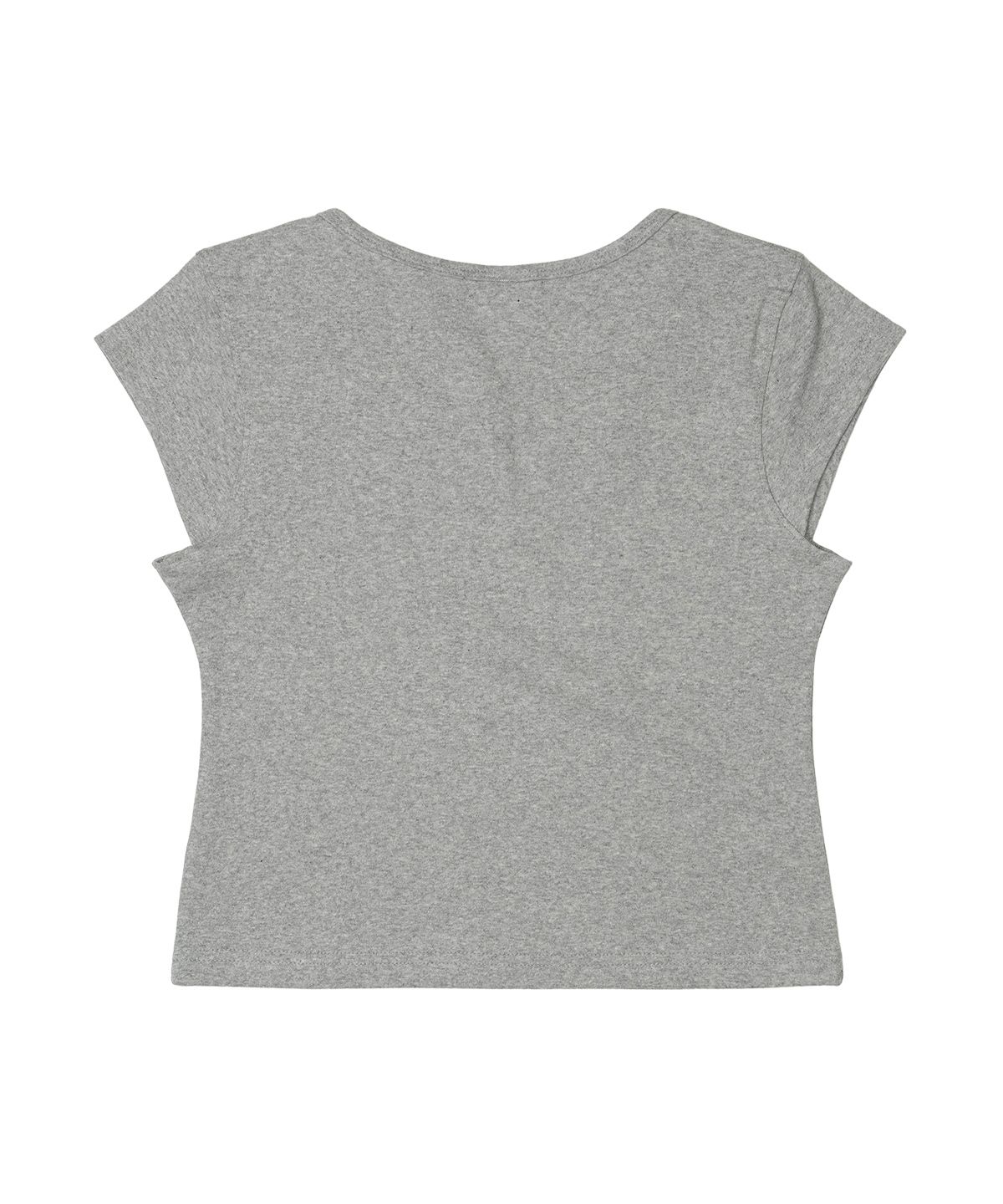 젬젬파라디(GEMGEM PARADIS) 보니 크롭탑 MELANGE GREY