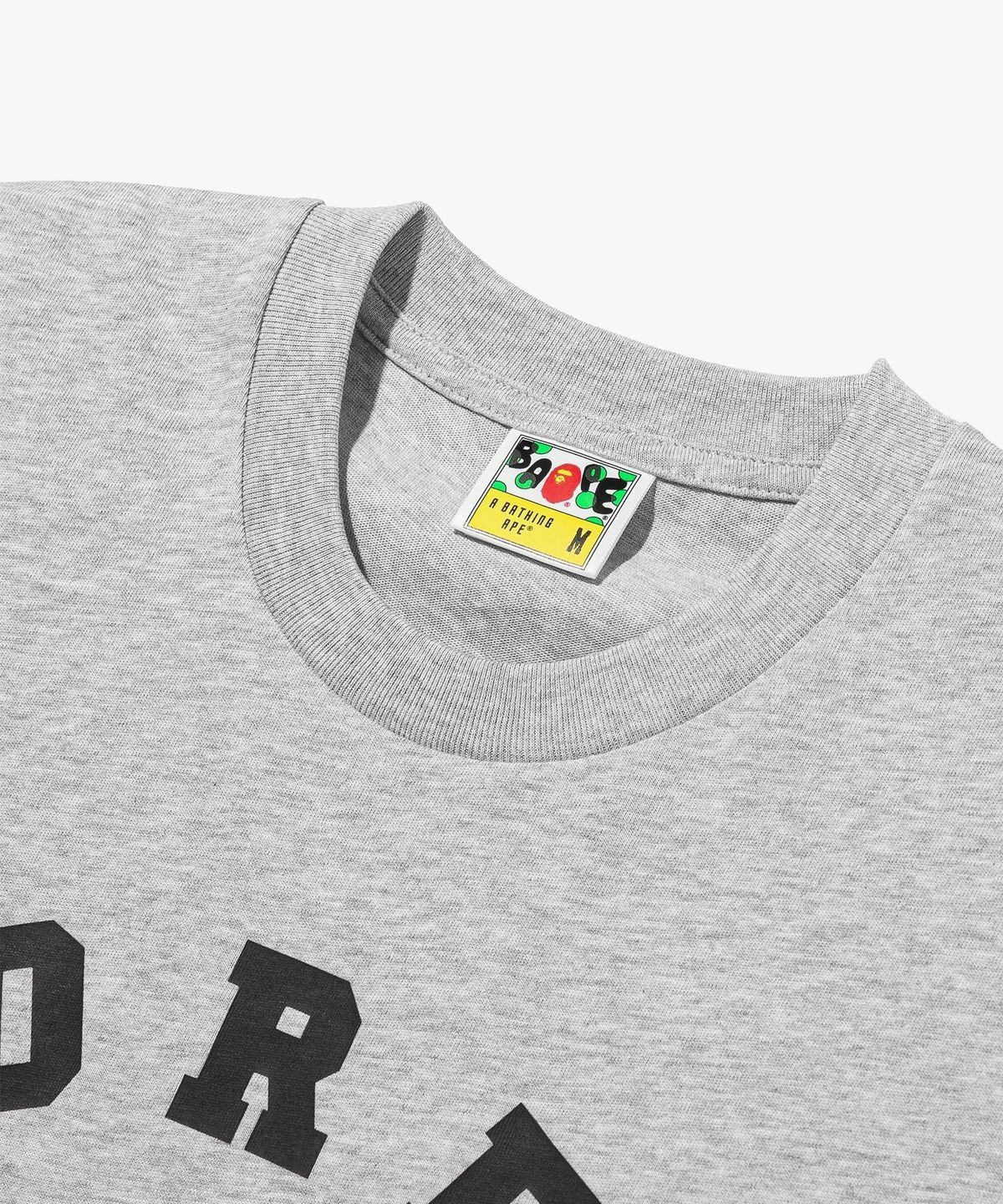 베이프(BAPE) 코리아 콜리지 릴렉스드 핏 티셔츠(M) GRAY