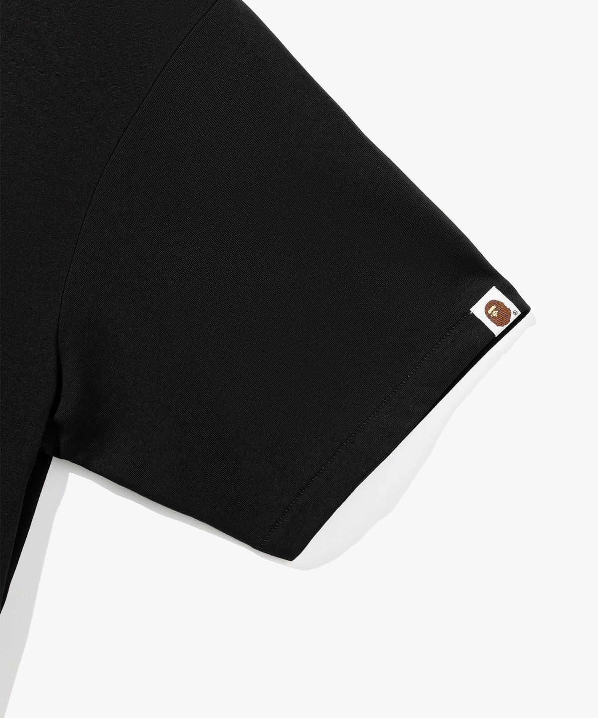 베이프(BAPE) 코리아 베이비 마일로 콜리지 릴렉스드 핏 티셔츠(M) BLACK