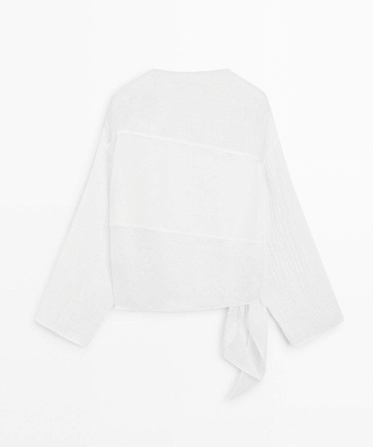 마시모두띠(MASSIMO DUTTI) 플루이드 린넨 블렌드 셔츠