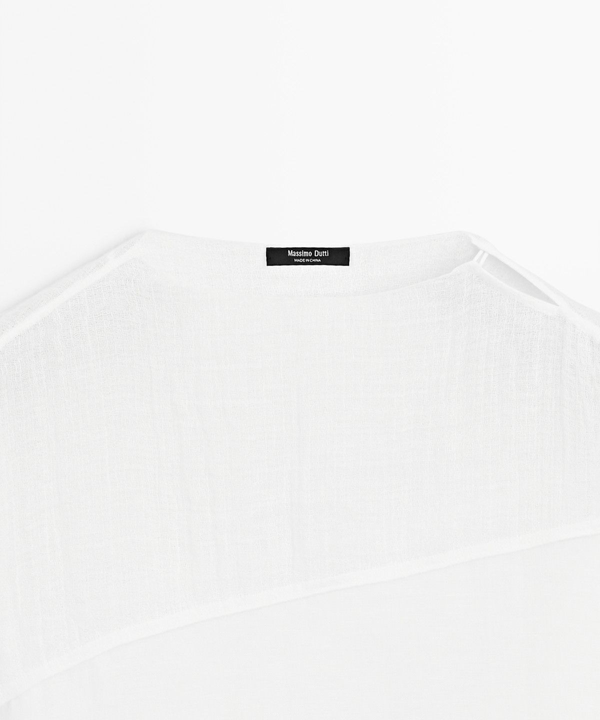 마시모두띠(MASSIMO DUTTI) 플루이드 린넨 블렌드 셔츠