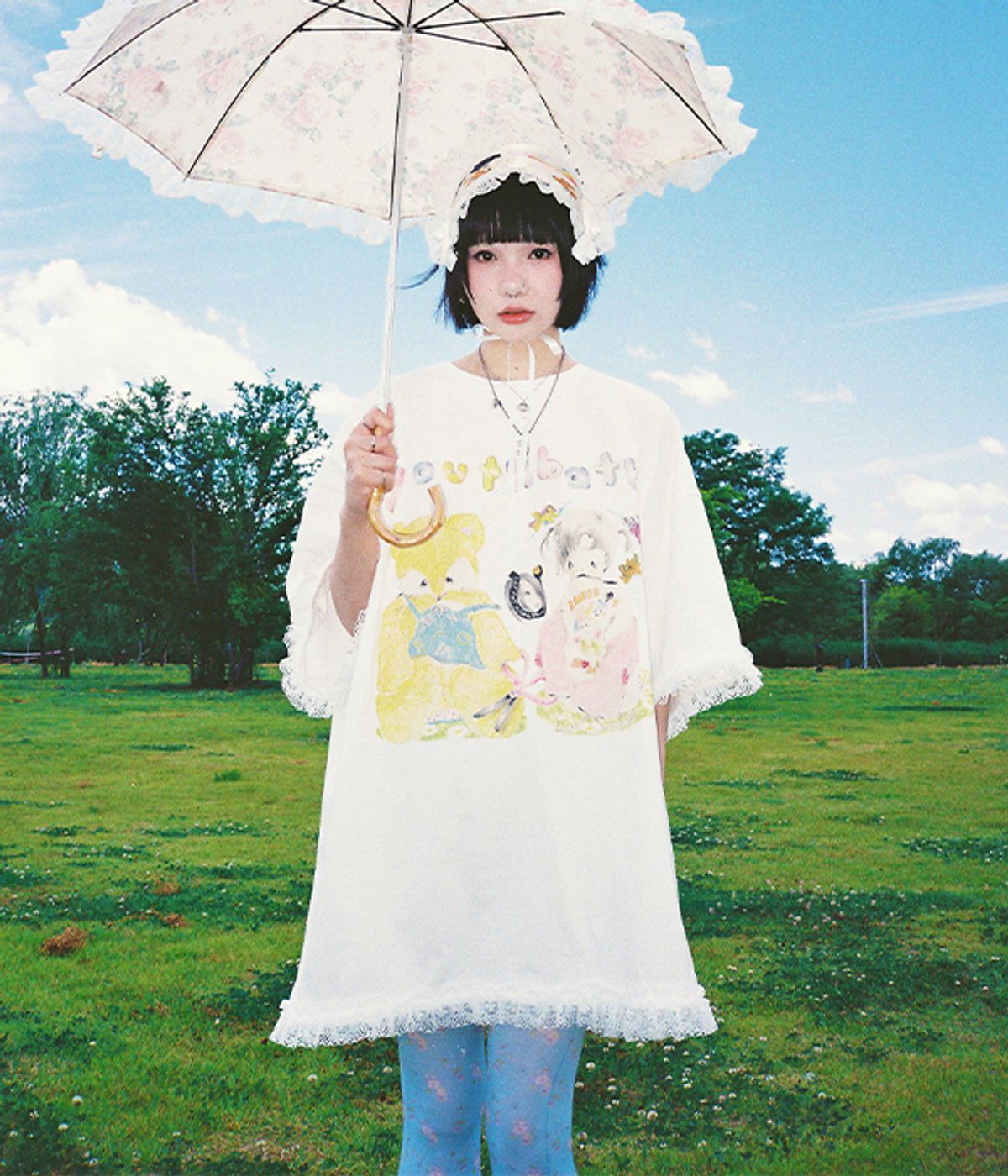 유쓰배쓰(YOUTHBATH) YB x Motka Lace Dress_Little Friends