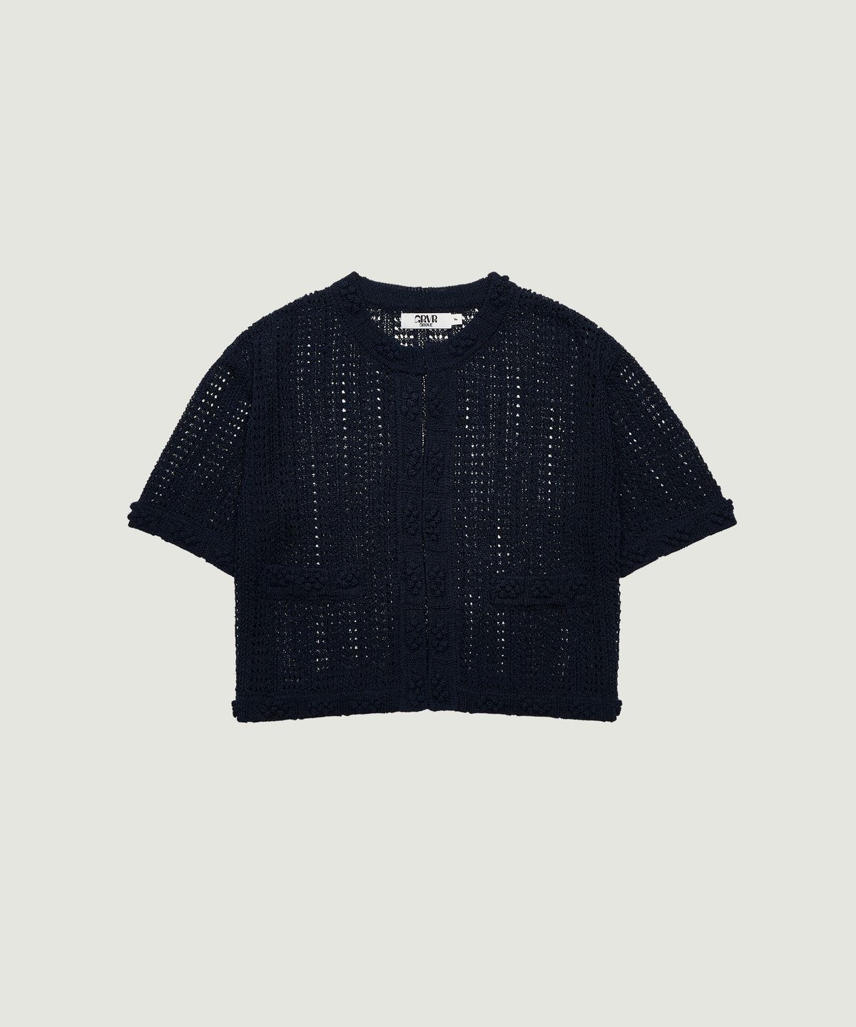 그로브(GROVE) REYA H/S KNIT CARDIGAN (2COLOR)
