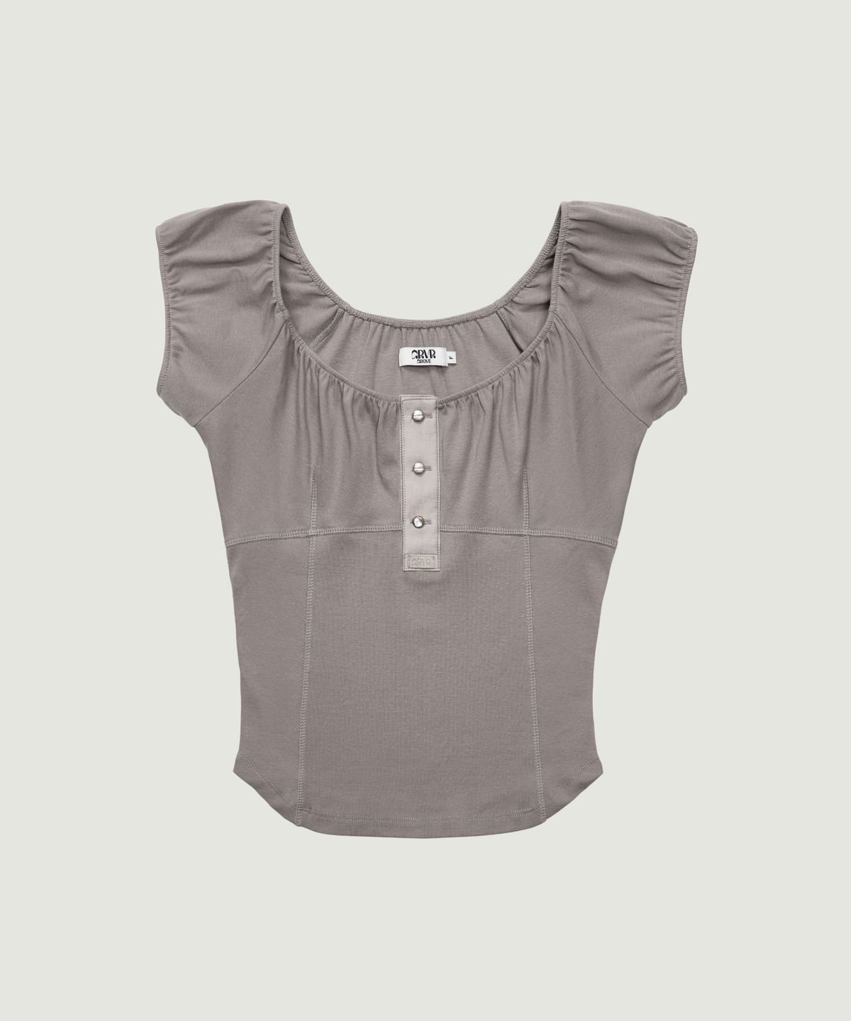 그로브(GROVE) 26HS JOEY U-NECK TOP (5COLOR)