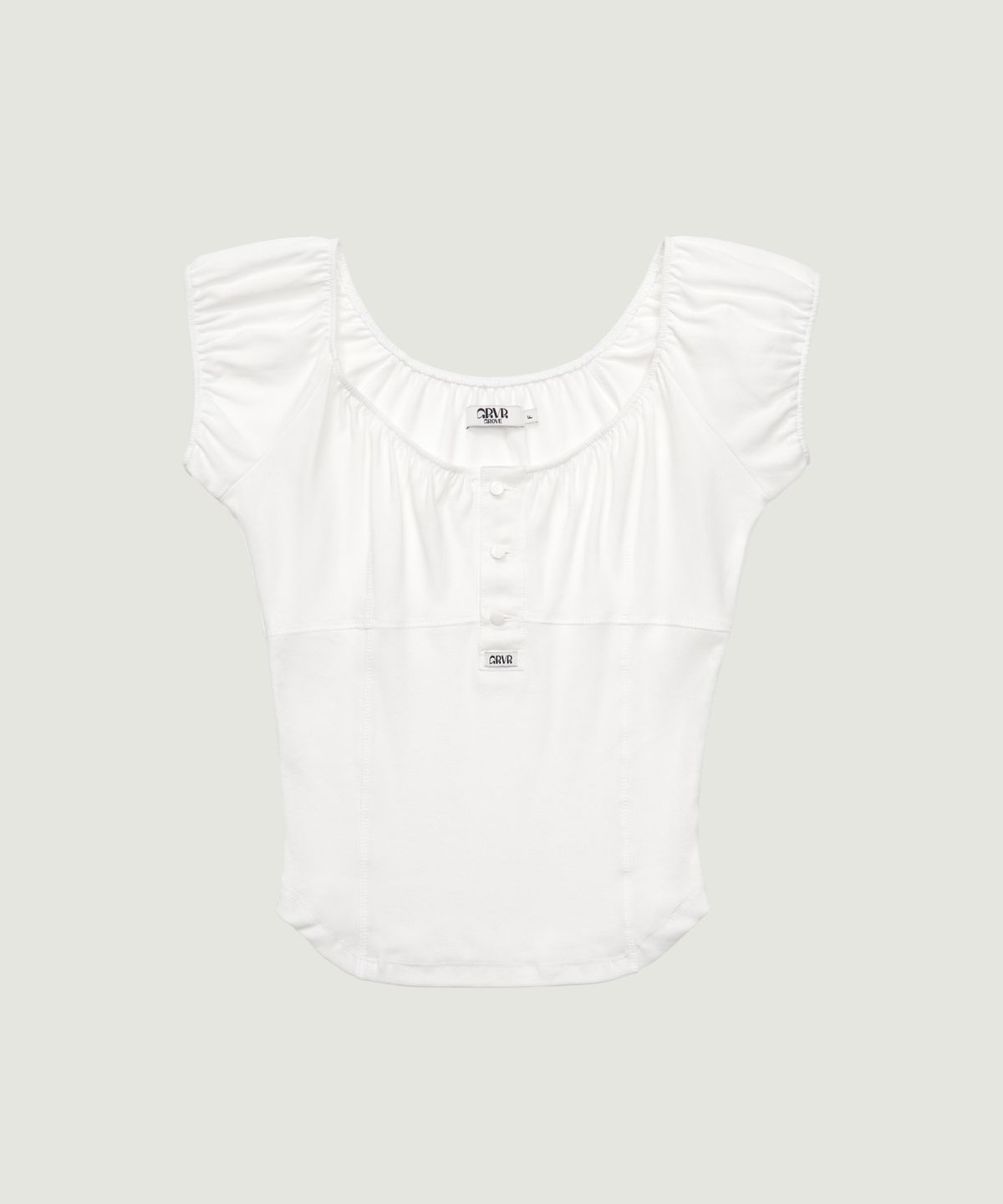 그로브(GROVE) 26HS JOEY U-NECK TOP (5COLOR)