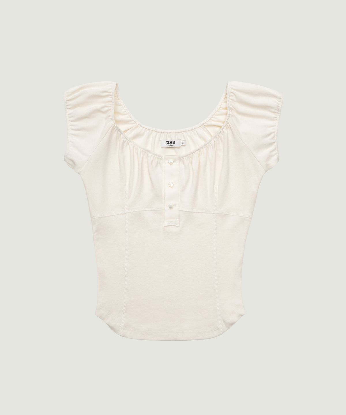 그로브(GROVE) 26HS JOEY U-NECK TOP (5COLOR)