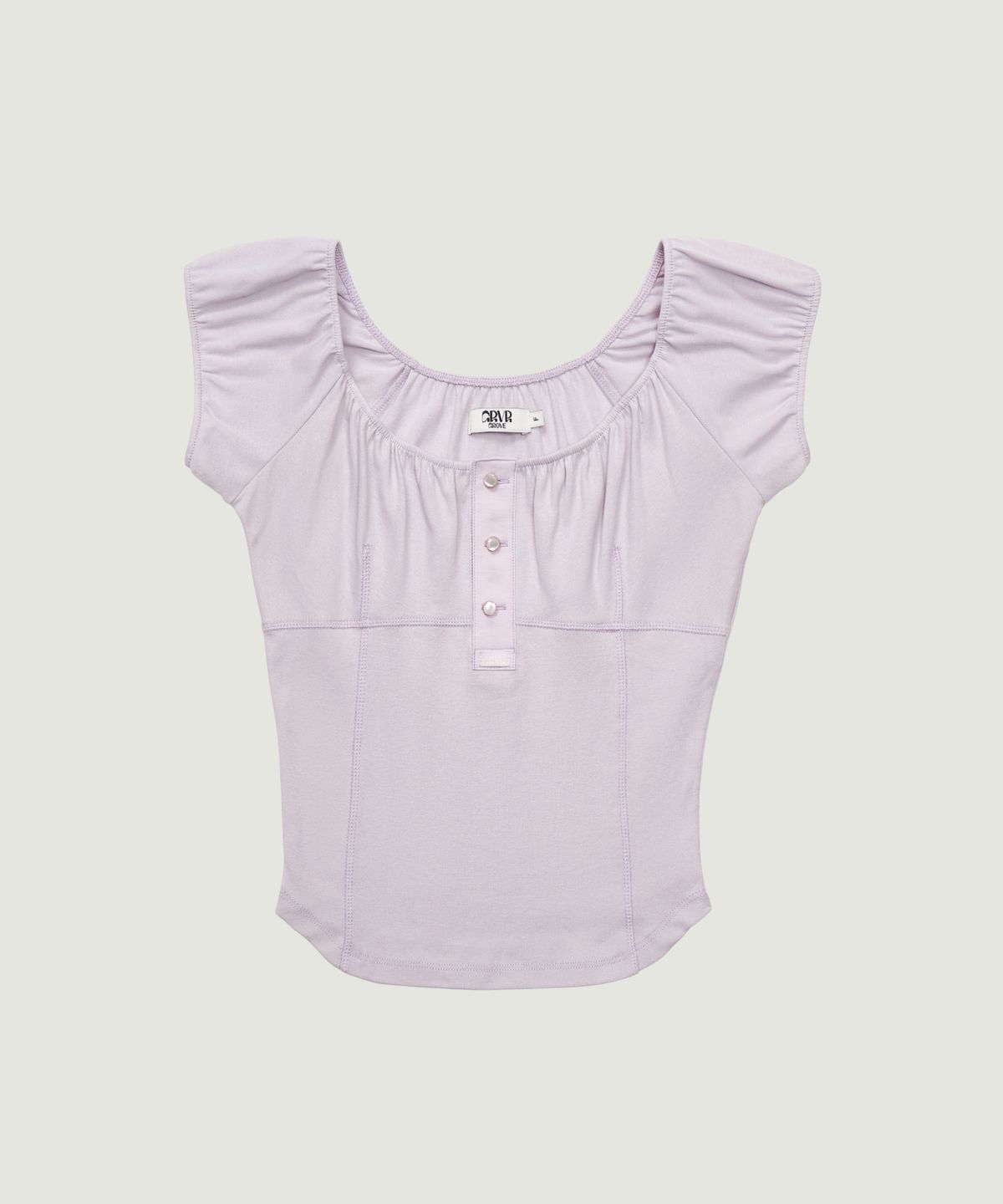 그로브(GROVE) 26HS JOEY U-NECK TOP (5COLOR)