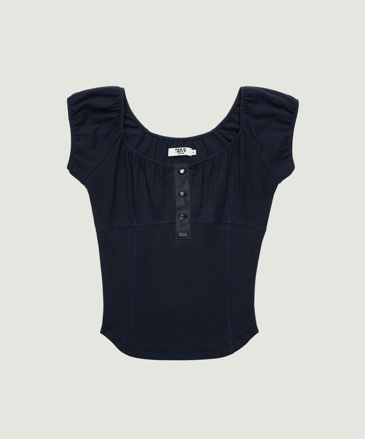 그로브(GROVE) 26HS JOEY U-NECK TOP (5COLOR)