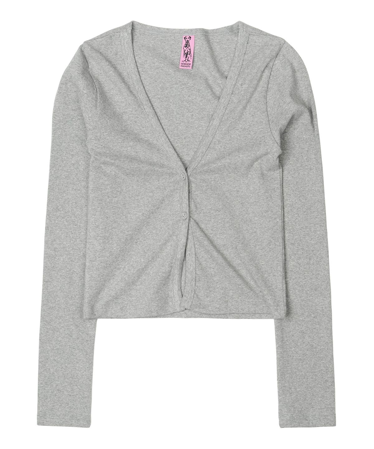 젬젬파라디(GEMGEM PARADIS) 보니 카디건 MELANGE GREY