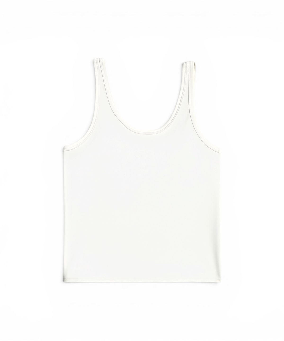 본슬리피(BORN SLIPPY) Crystal Stud Henley Tank (Ivory)