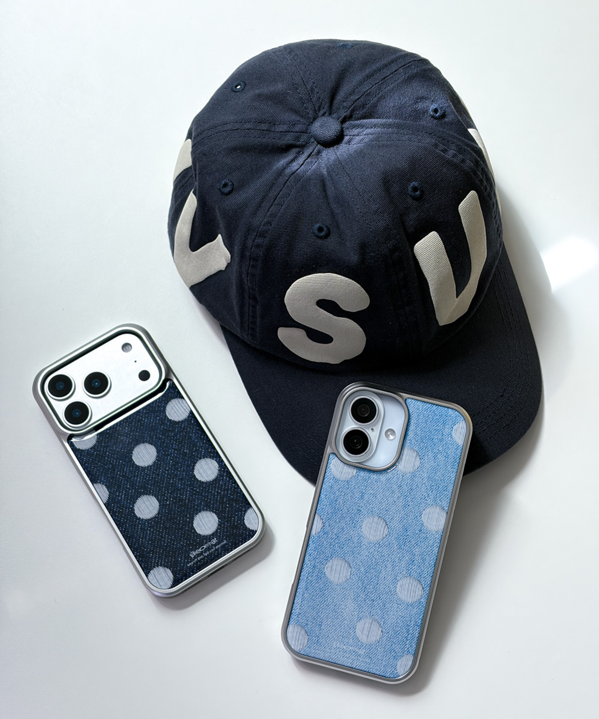 테이크오프댓(TAKEOFFTHAT) dot denim case (day)