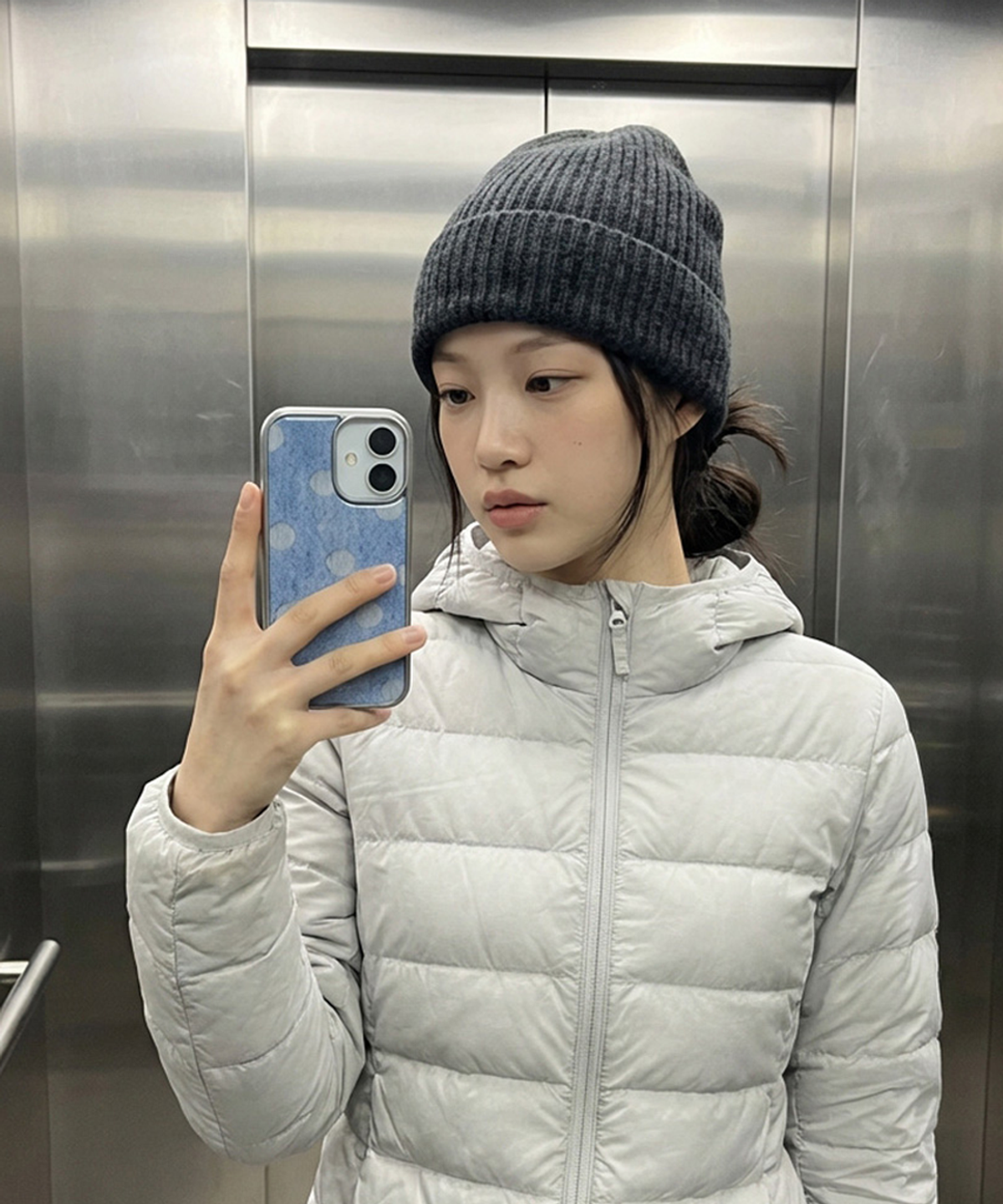 테이크오프댓(TAKEOFFTHAT) dot denim case (day)
