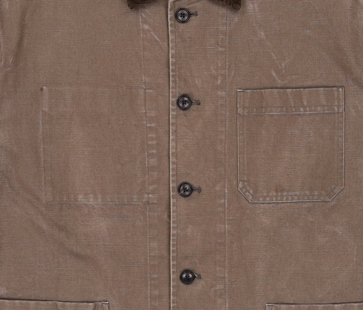 아틀리에 델디오(ATELIER DELDIO) COTTON CANVAS WORK JACKET (GREY) M