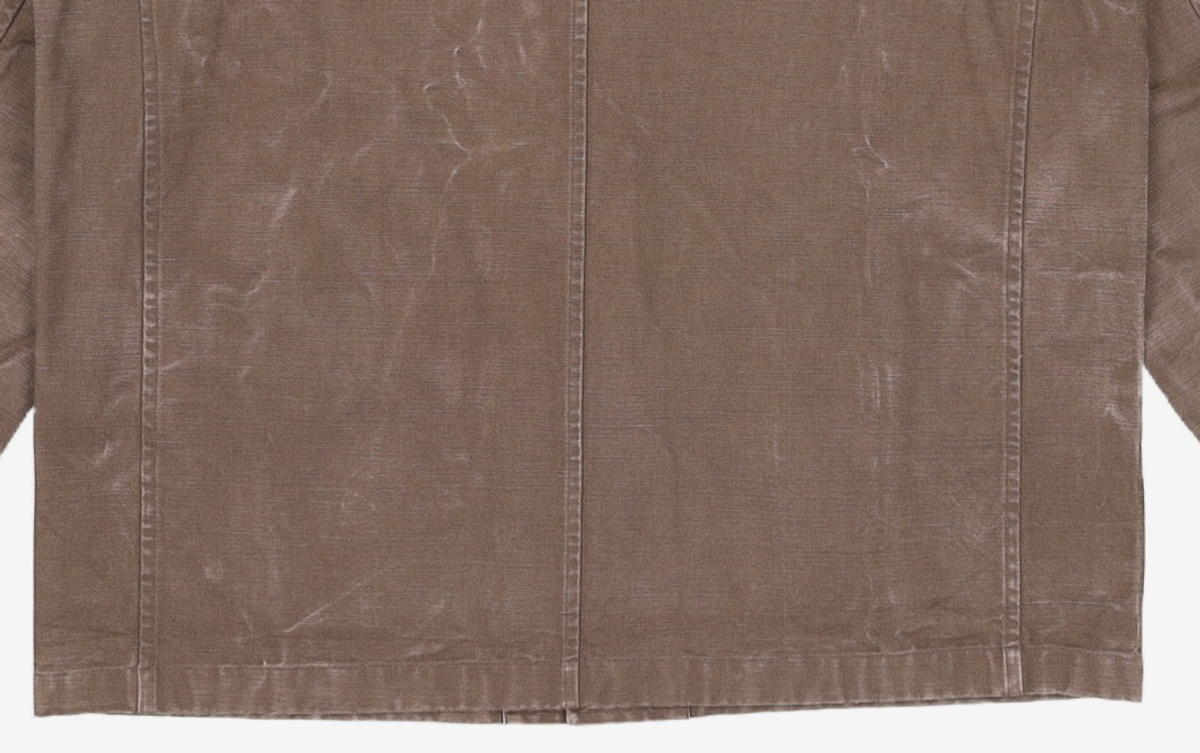 아틀리에 델디오(ATELIER DELDIO) COTTON CANVAS WORK JACKET (GREY) M