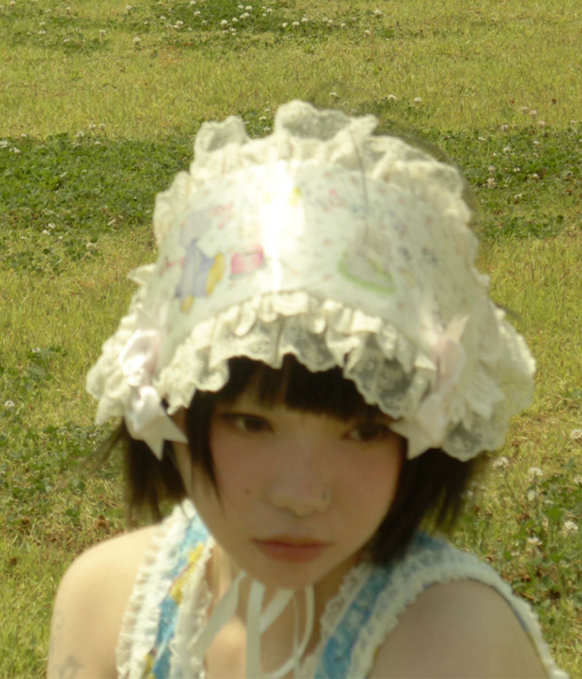 유쓰배쓰(YOUTHBATH) YB x Motka Headdress_Graveyard Cat