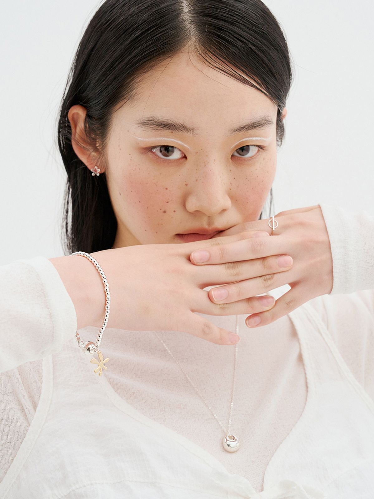 토우트(TOUT) silver ball bracelet