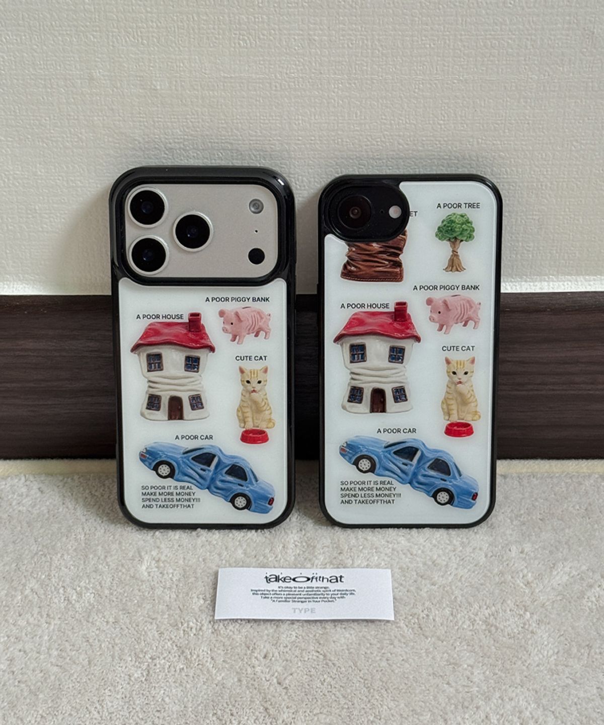 테이크오프댓(TAKEOFFTHAT) poor club case (white)