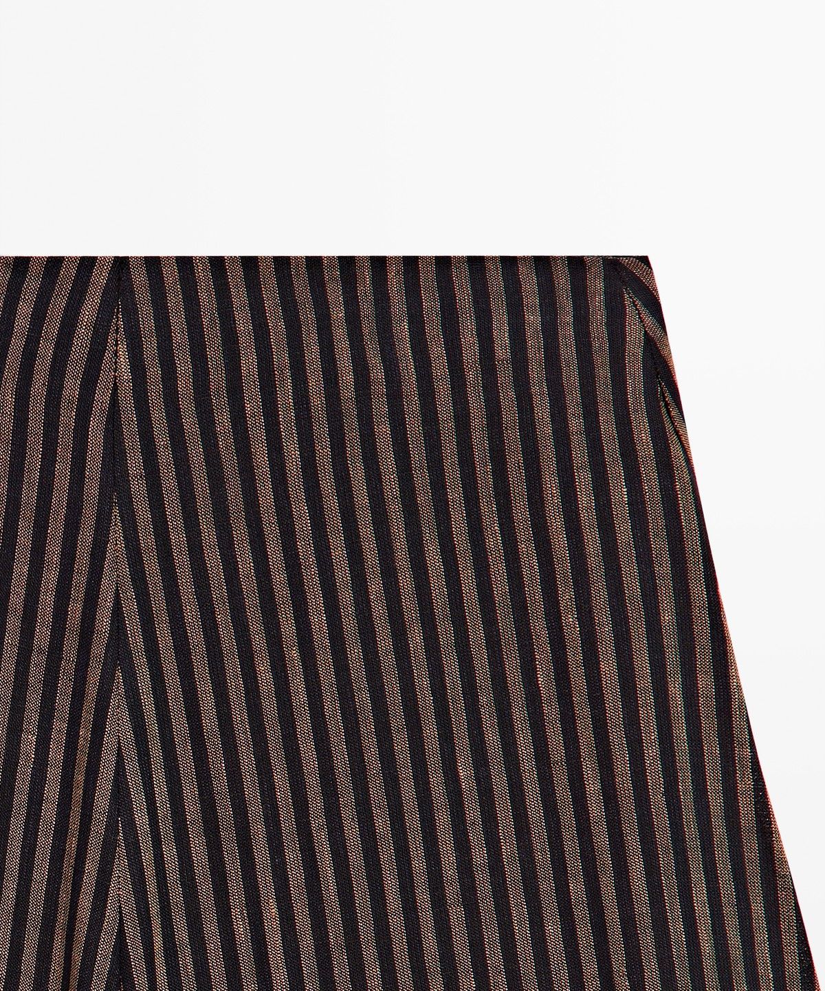 마시모두띠(MASSIMO DUTTI) 린넨 블렌드 스트라이프 스커트 팬츠