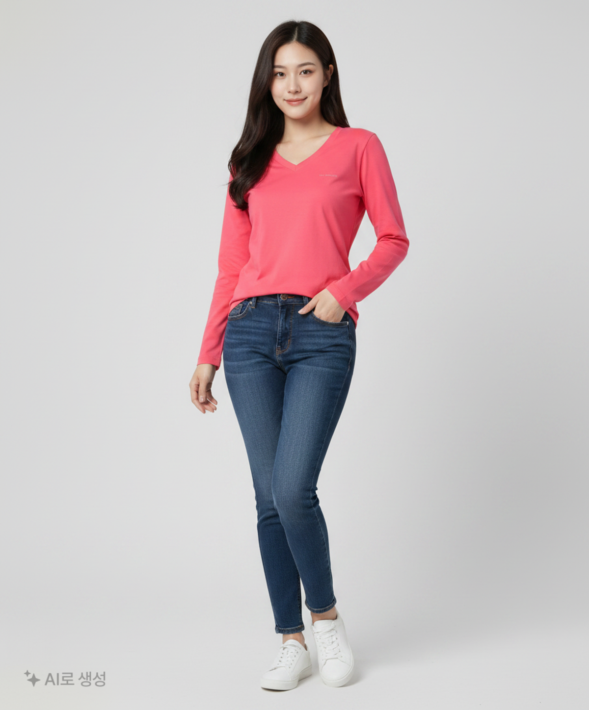 티비제이 진(TBJ JEANS) 긴소매 티셔츠 100