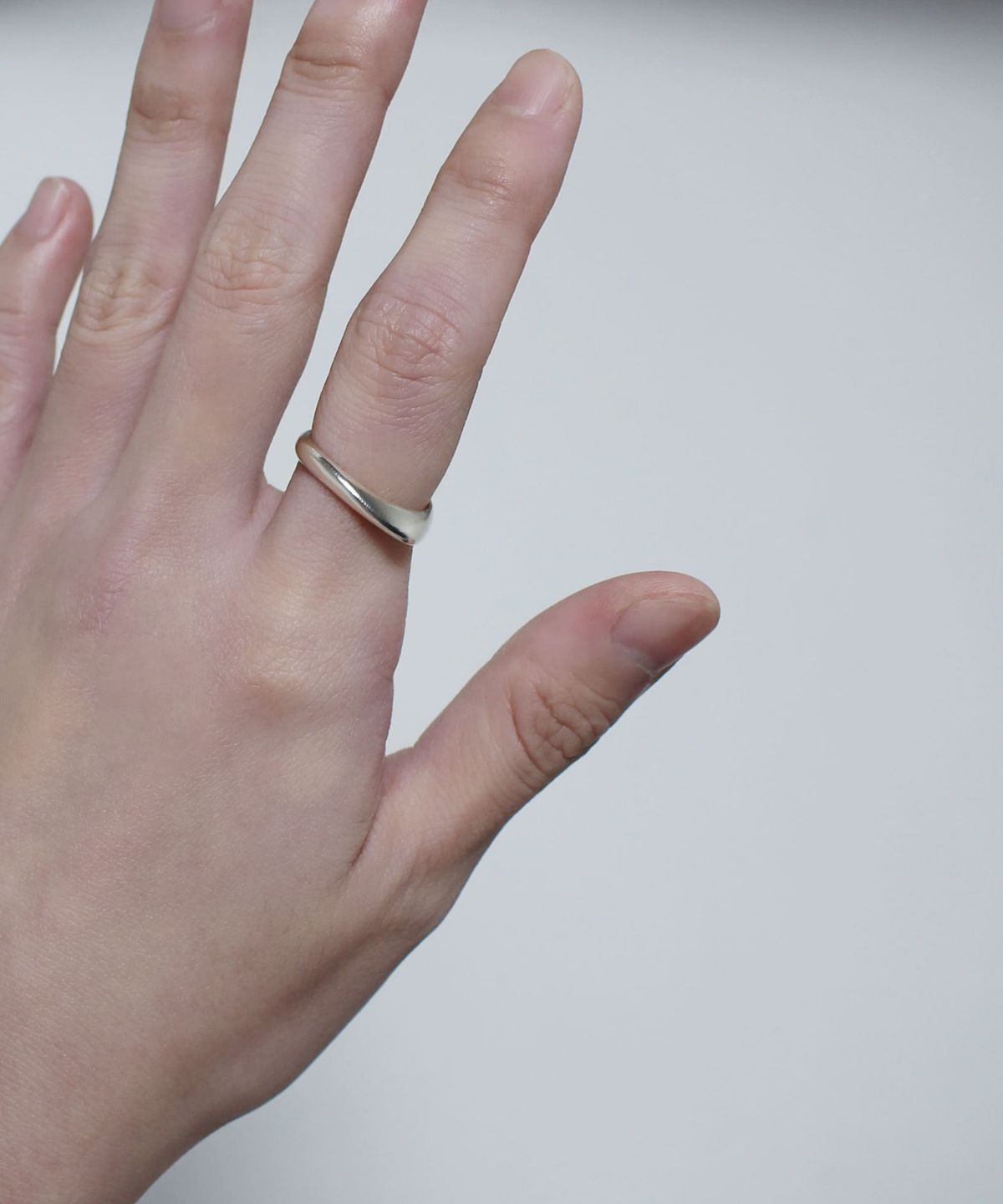 초록(CHOROCK) K RING (GLOSSY-SILVER)
