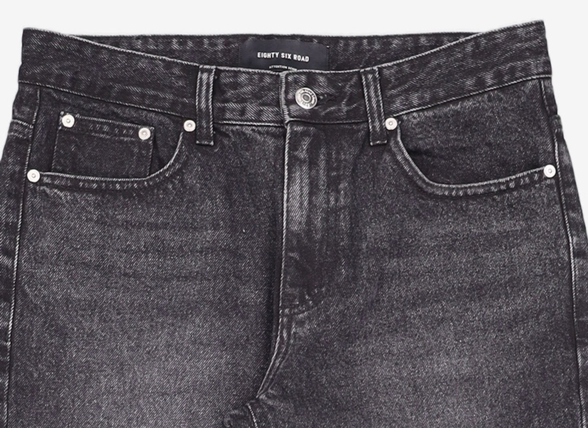 86로드(86ROAD) BLACK NORMAL CHIP / CROP TAPERED 30