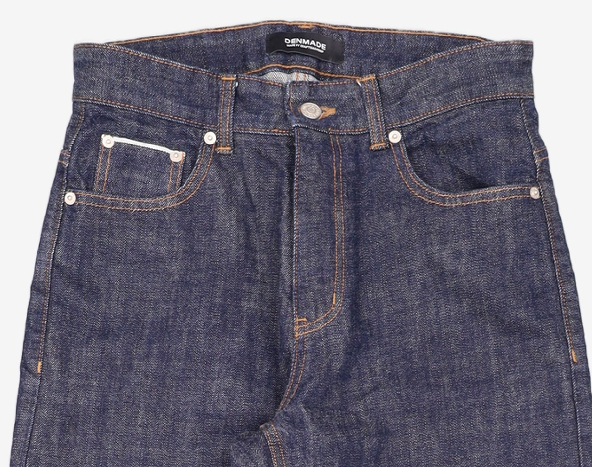 덴메이드(DENMADE) DEN0861 Selvedge Wide Fit (Mid Indigo) S