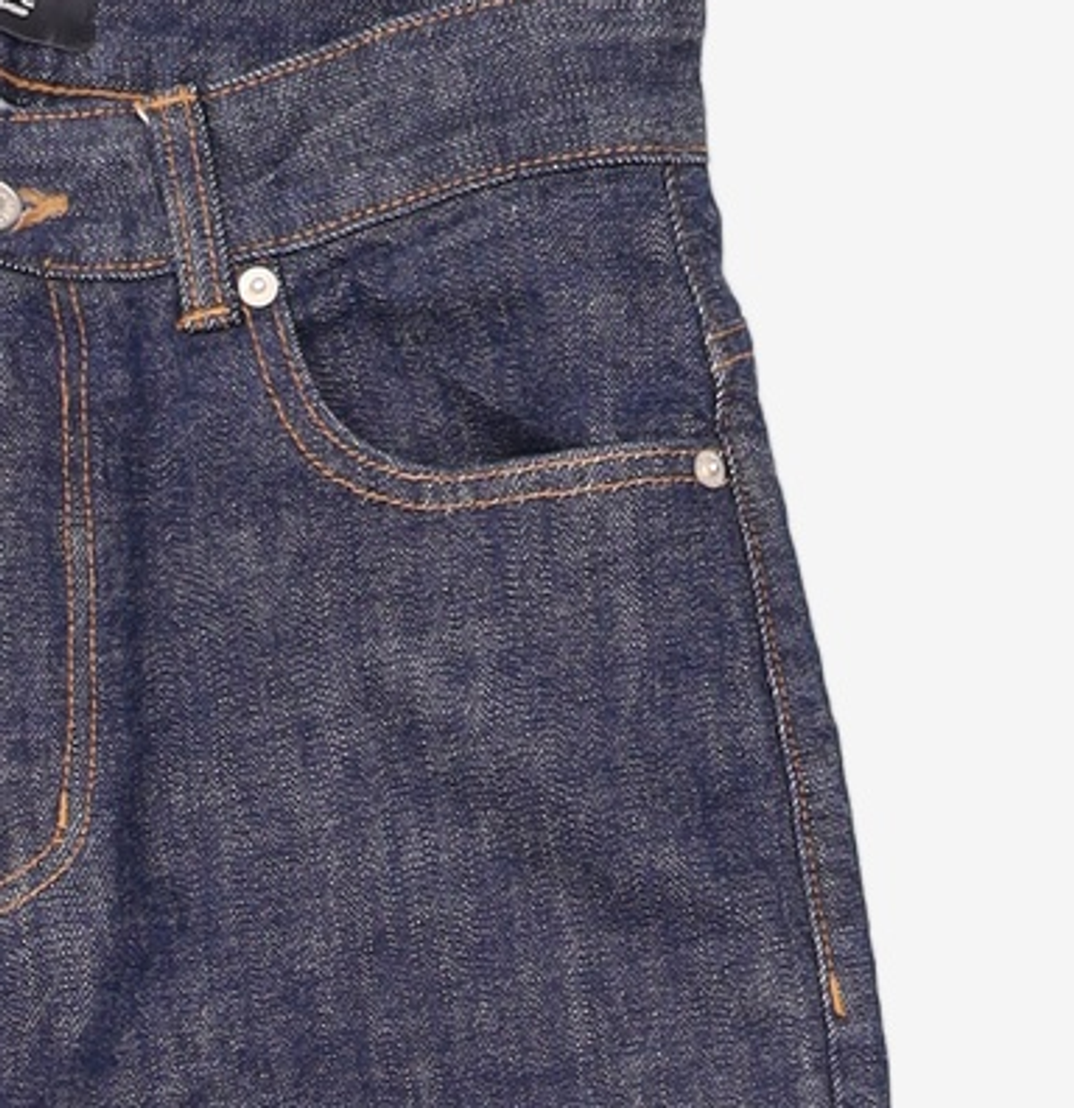 덴메이드(DENMADE) DEN0861 Selvedge Wide Fit (Mid Indigo) S