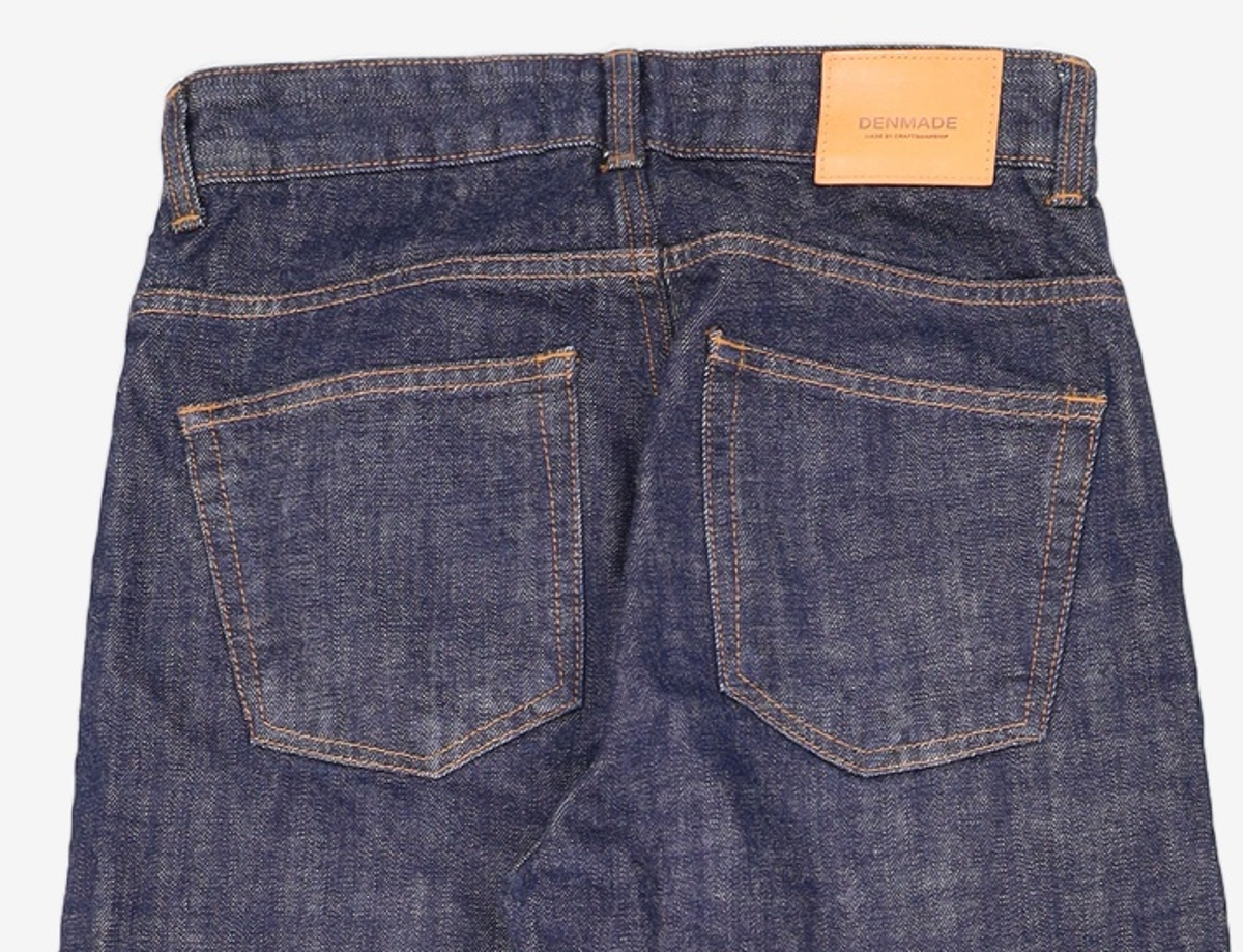 덴메이드(DENMADE) DEN0861 Selvedge Wide Fit (Mid Indigo) S