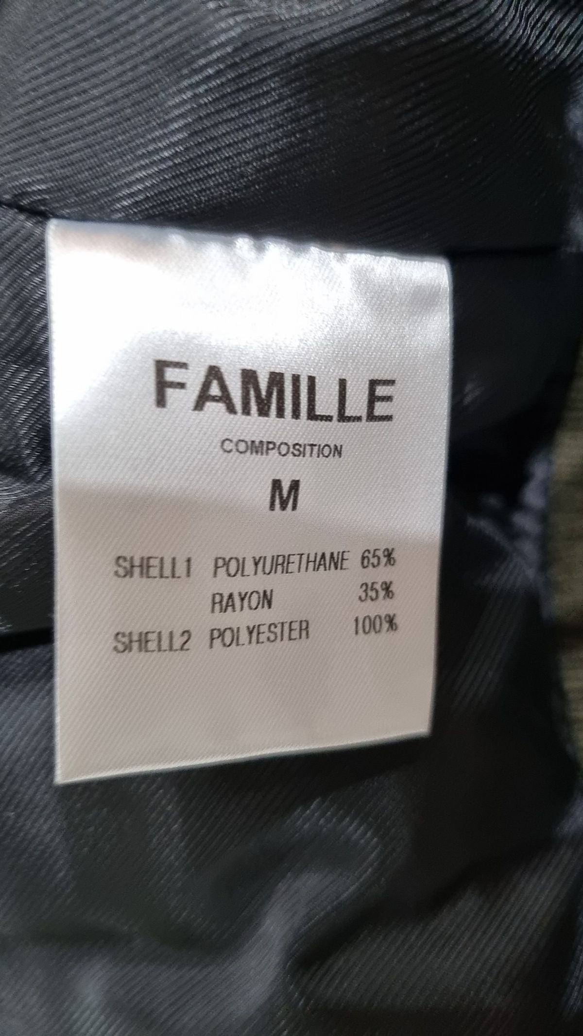 파밀레(FAMILLE) 항공 점퍼/블루종/MA-1 M