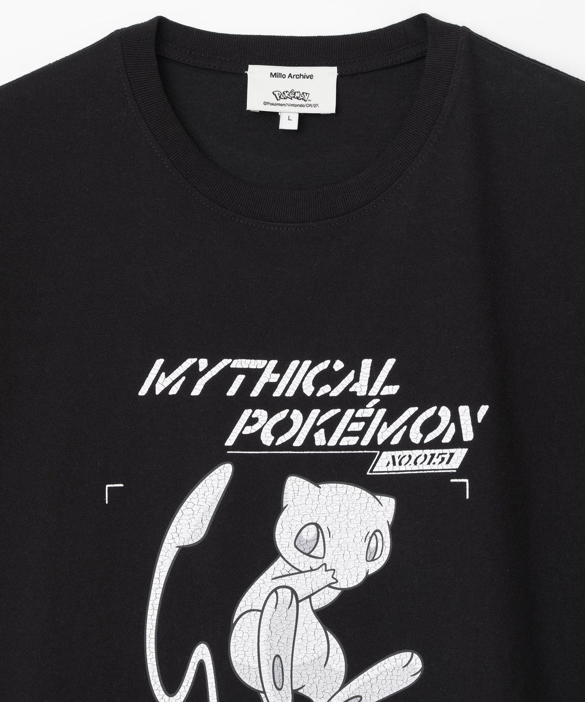 밀로 아카이브(MILLO ARCHIVE) [Pokémon] 미시컬 포켓몬 티셔츠 [블랙]