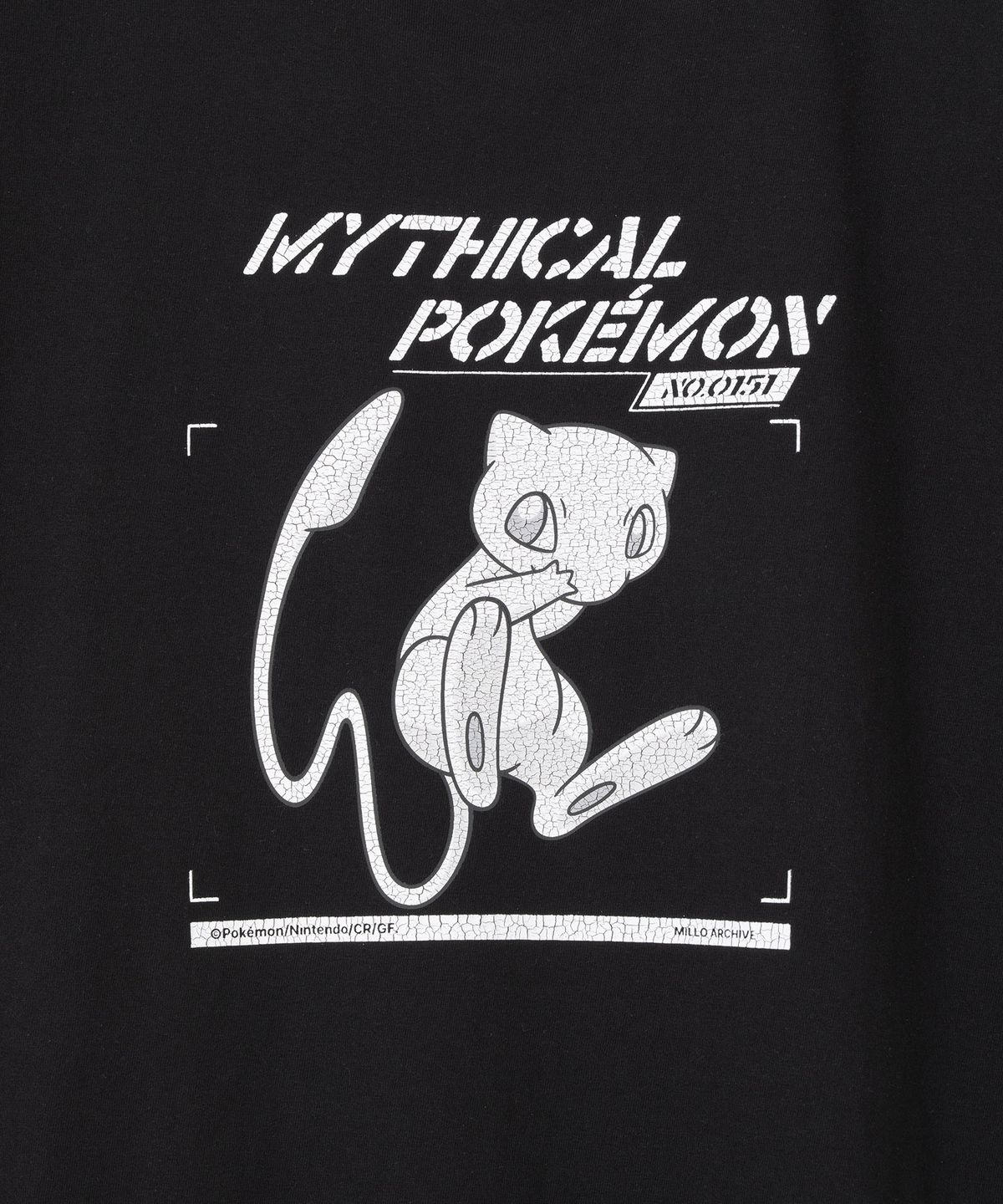 밀로 아카이브(MILLO ARCHIVE) [Pokémon] 미시컬 포켓몬 티셔츠 [블랙]