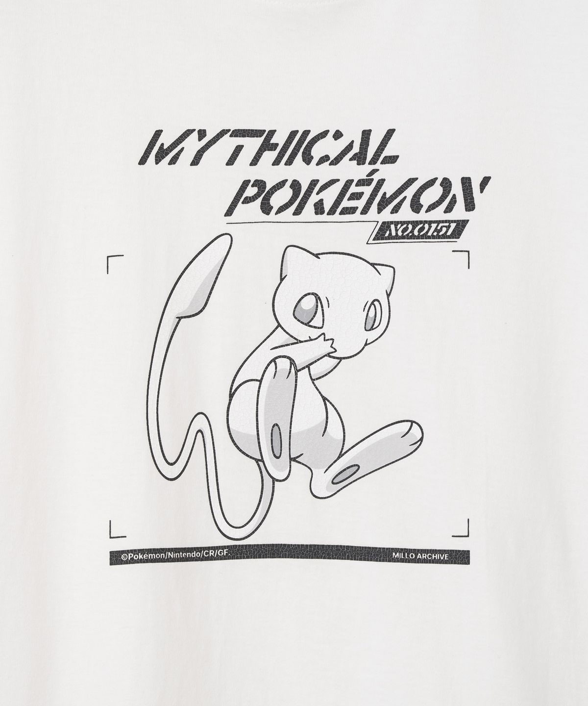 밀로 아카이브(MILLO ARCHIVE) [Pokémon] 미시컬 포켓몬 티셔츠 [화이트]