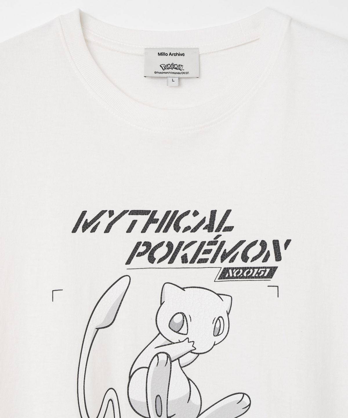 밀로 아카이브(MILLO ARCHIVE) [Pokémon] 미시컬 포켓몬 티셔츠 [화이트]