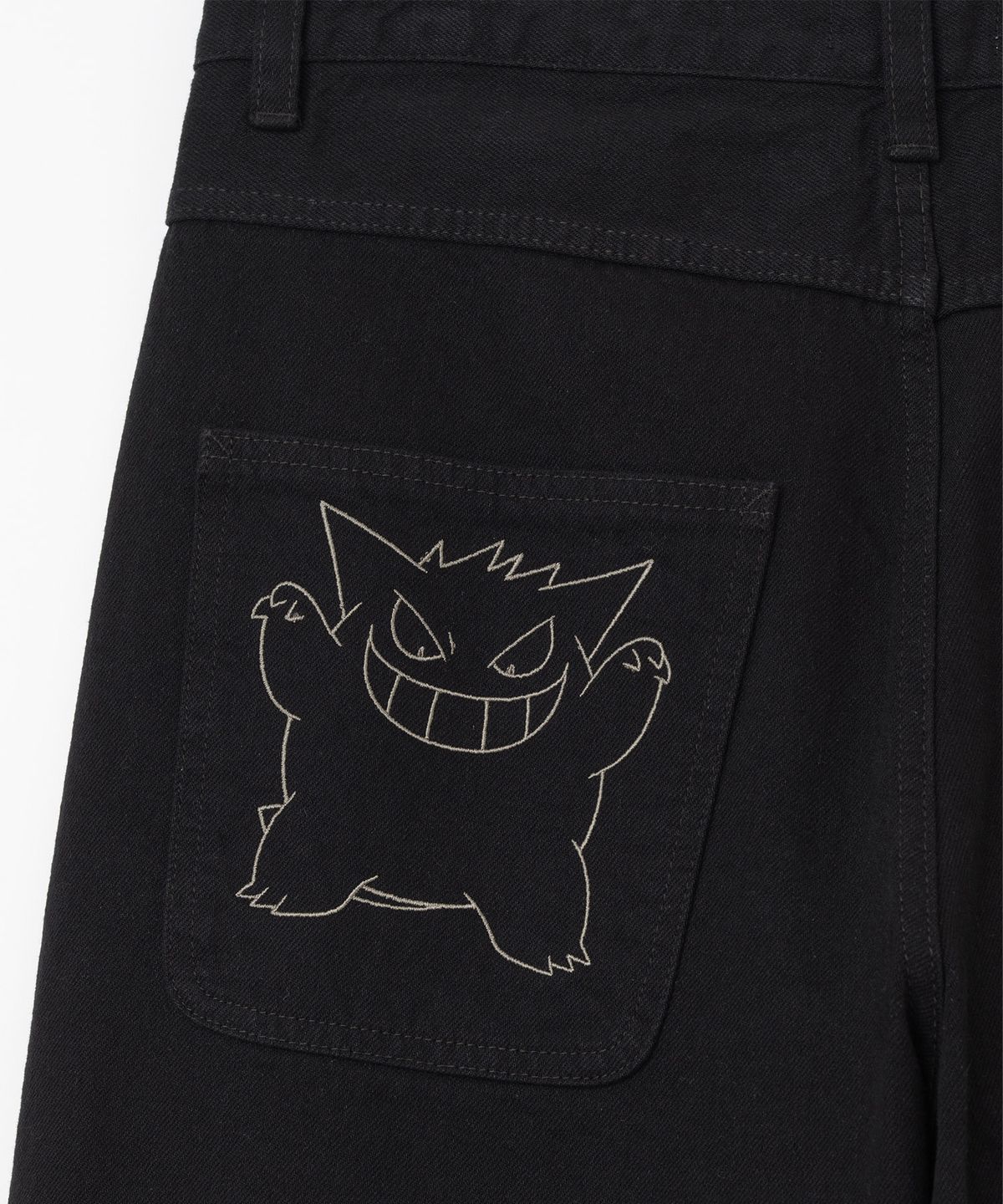 밀로 아카이브(MILLO ARCHIVE) [Pokémon] 프리크 데님 팬츠 [블랙]