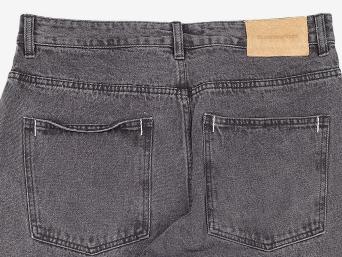 디스이즈네버댓(THISISNEVERTHAT) Washed Easy Jean Black M