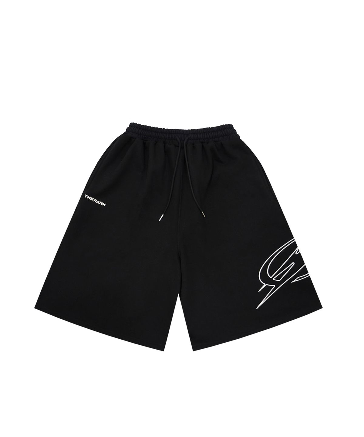 더랭크(THERANK) SIDE SYMBOL TUBULAR PANTS [BLACK]
