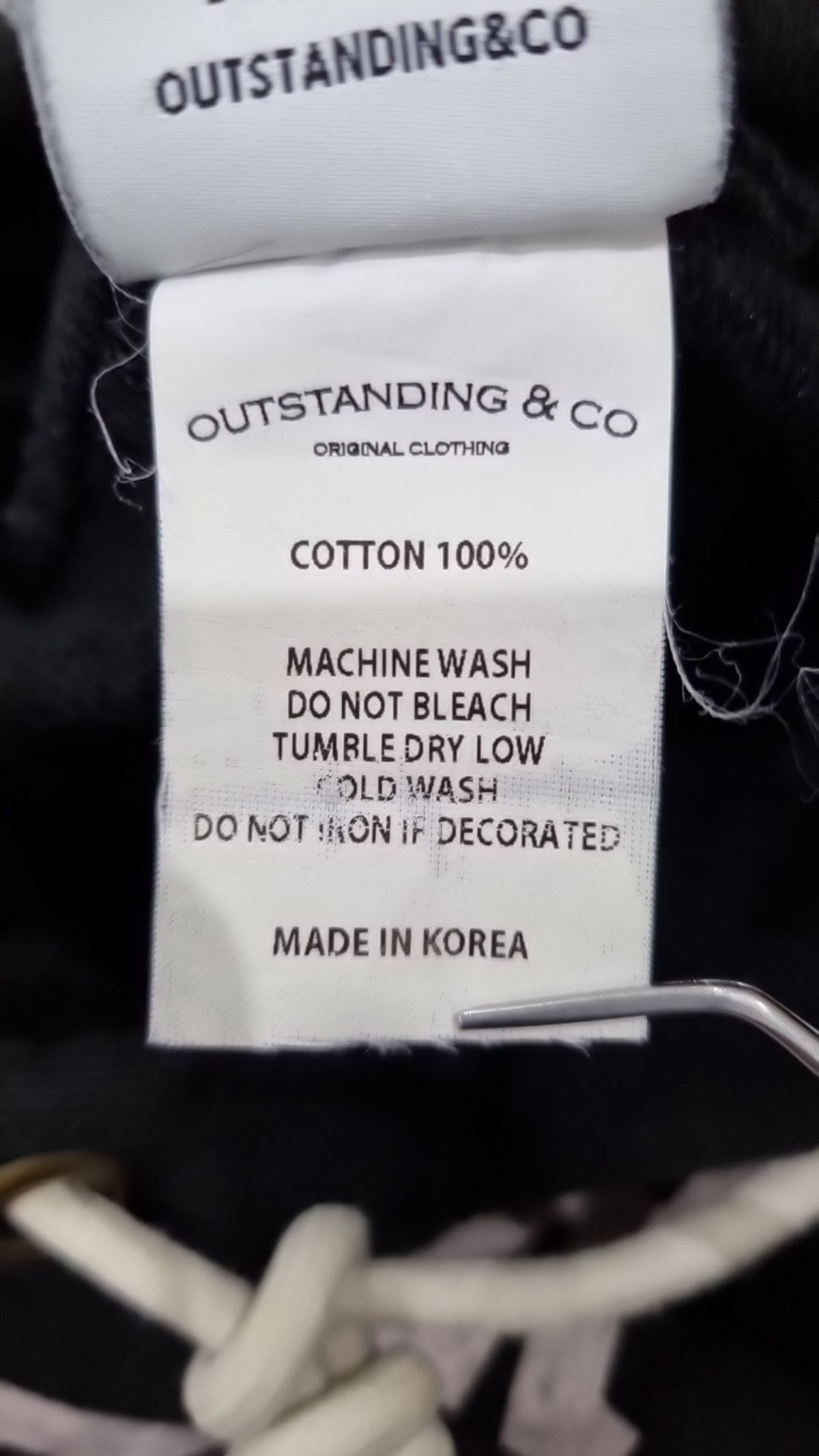 아웃스탠딩(OUTSTANDING) 후드 티셔츠 L