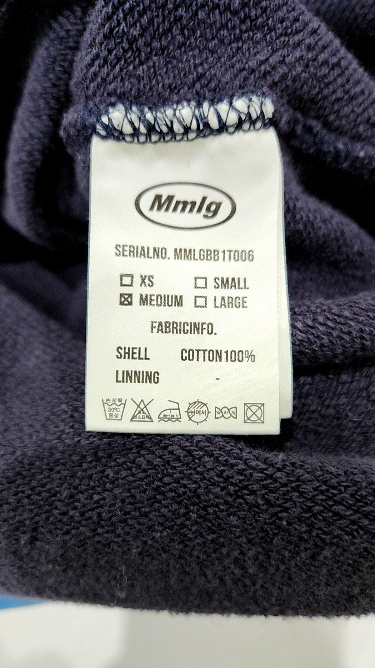 엠엠엘지(MMLG) [Mmlg] 1987 HALF ZIP SWEAT (PURPLE NAVY) M