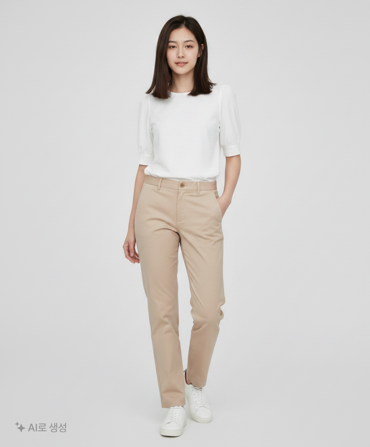 유니클로(UNIQLO) 코튼 팬츠 S