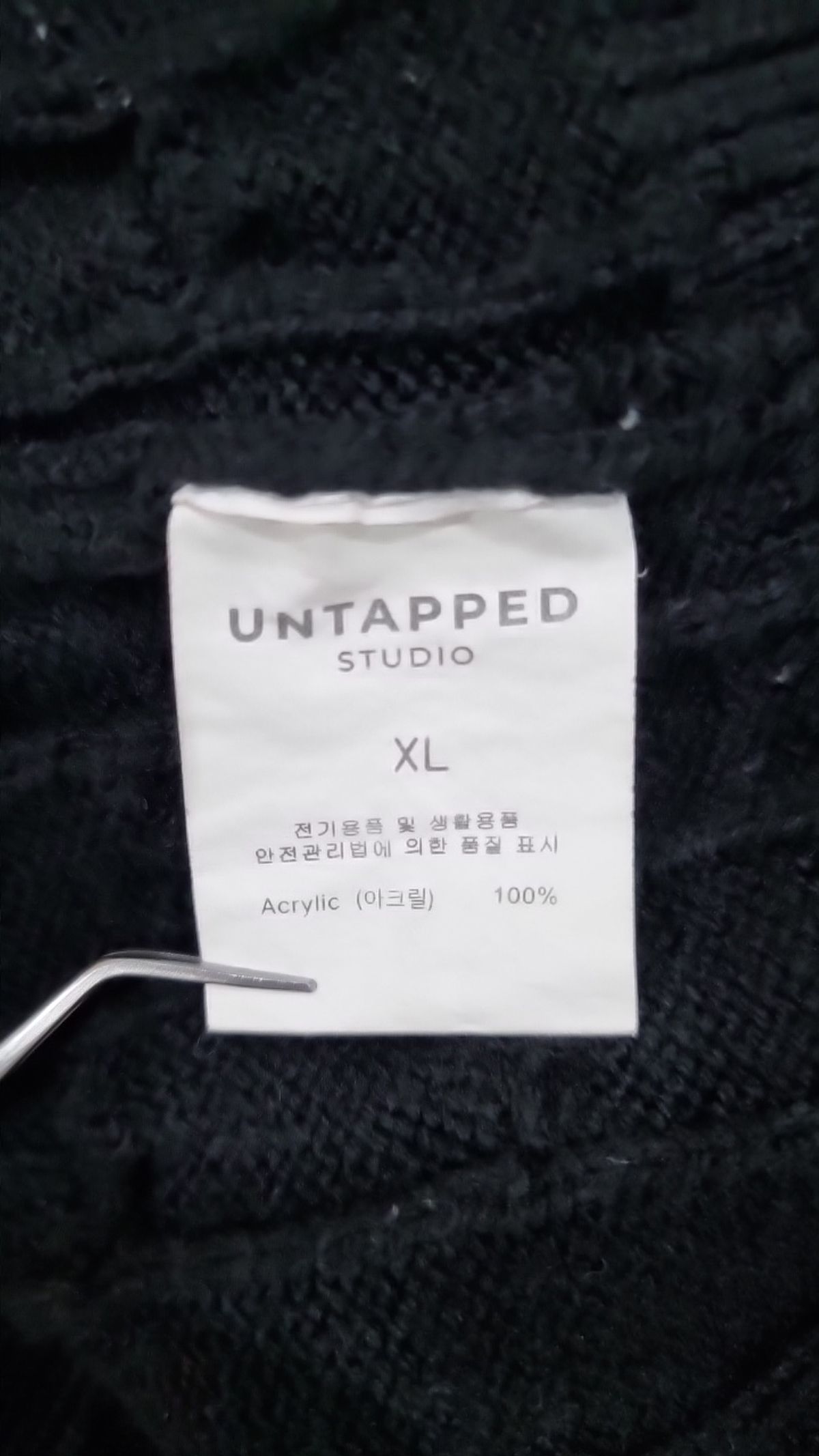 언탭트 스튜디오(UNTAPPED STUDIO) 니트/스웨터 XL