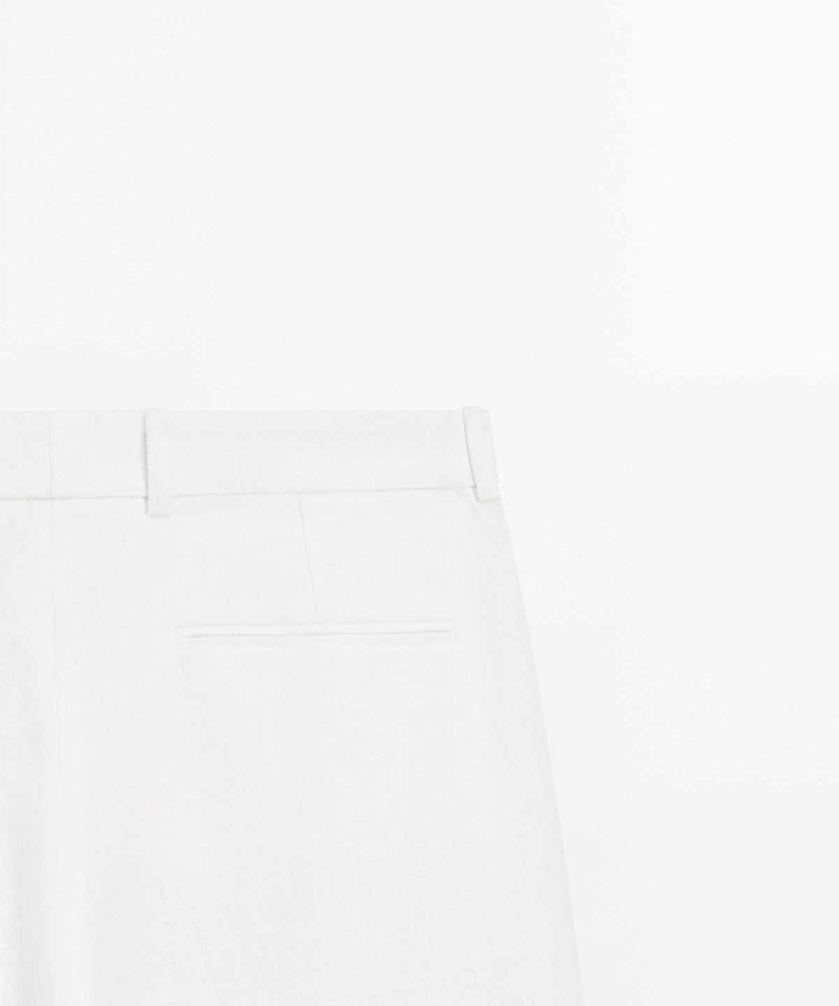 마시모두띠(MASSIMO DUTTI) 100% 린넨 핀턱 팬츠