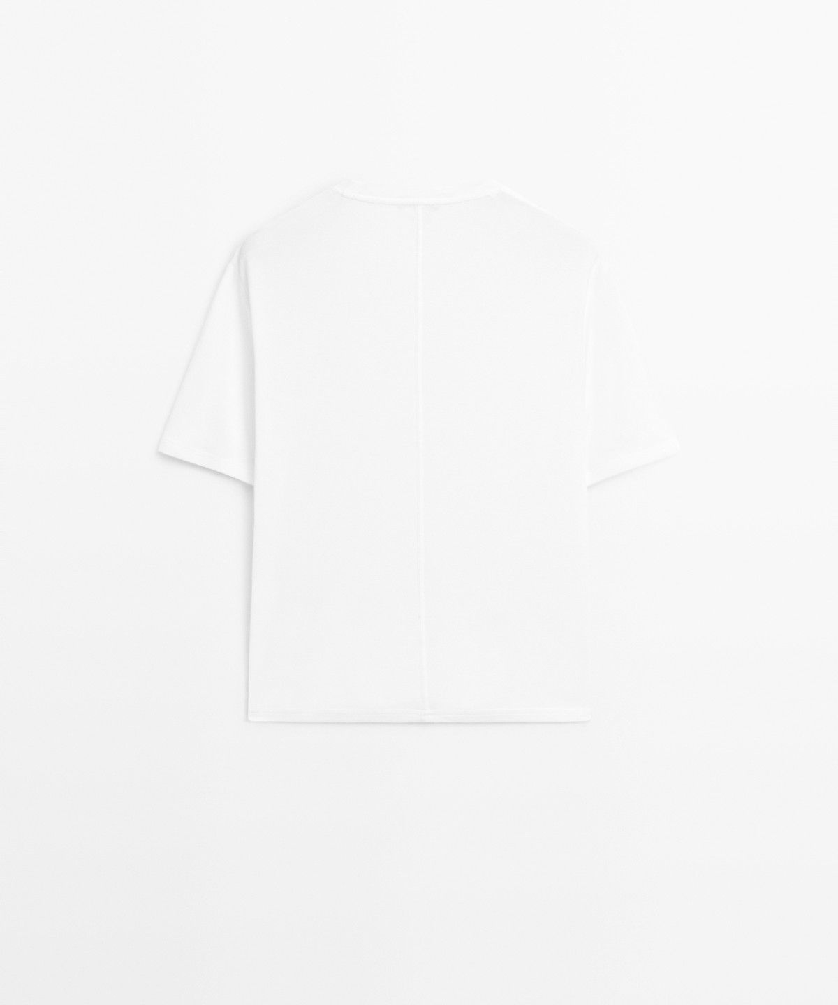 마시모두띠(MASSIMO DUTTI) 100% 코튼 반팔 티셔츠