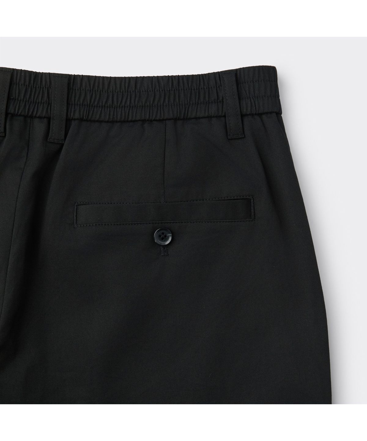 커스텀멜로우(CUSTOMELLOW) Black Cotton Pants CWPAM26311BKX